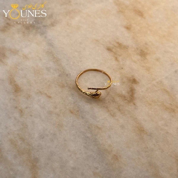 انگشتر مار طلا